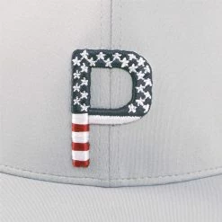PUMA Golf Puma Pars & Stripes P Snapback Cap -Apparel Sales Store 023824 04 dt02 1 73588.1674061679