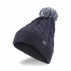 PUMA Golf Puma Womens Cable Pom Beanie -Apparel Sales Store 024218 01 79415.1669666372