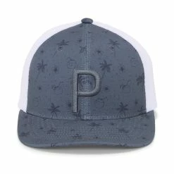 PUMA Golf Puma Tropical Bliss P Trucker Snapback Cap -Apparel Sales Store 024258 02 dt01 14695.1669665943