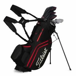 Titleist Hybrid 14 Golf Bag -Apparel Sales Store 2021 Hybrid 14 Black Black Red TB21SX14 006 01 97247.1659463320