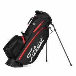 Titleist Players 4 Plus Stand Bag 2021 -Apparel Sales Store 2021 Players 4 Plus Black Black Red TB21SX1 006 02 09740.1677002466