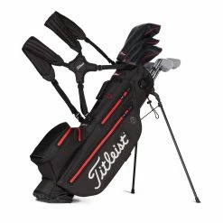 Titleist Players 4 StaDry Stand Bag 2021 -Apparel Sales Store 2021 Players 4 StaDry Black Black Red TB21SX2 006 01 59127.1649974333