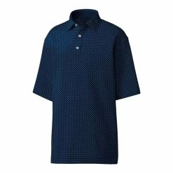 FootJoy Golf FootJoy ProDry Performance Stretch Lisle Dot Print Self Collar Polo -Apparel Sales Store 26408 93789.1675976263
