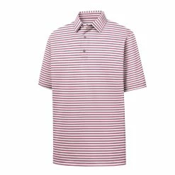 FootJoy Golf FootJoy ProDry Performance Stretch Lisle Pinstripe Polo -Apparel Sales Store 26622 64051.1675975703