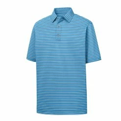 FootJoy Golf FootJoy ProDry Performance Stretch Lisle Pinstripe Polo -Apparel Sales Store 26623 73330.1675975703