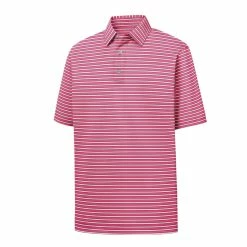 FootJoy Golf FootJoy ProDry Performance Stretch Lisle Pinstripe Polo -Apparel Sales Store 26626 43614.1675975703