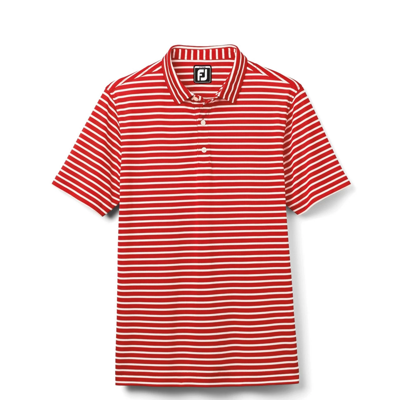 FootJoy Golf FootJoy Junior Striped Pique Polo 2 FootJoy Golf FootJoy Junior Striped Pique Polo - Image 2