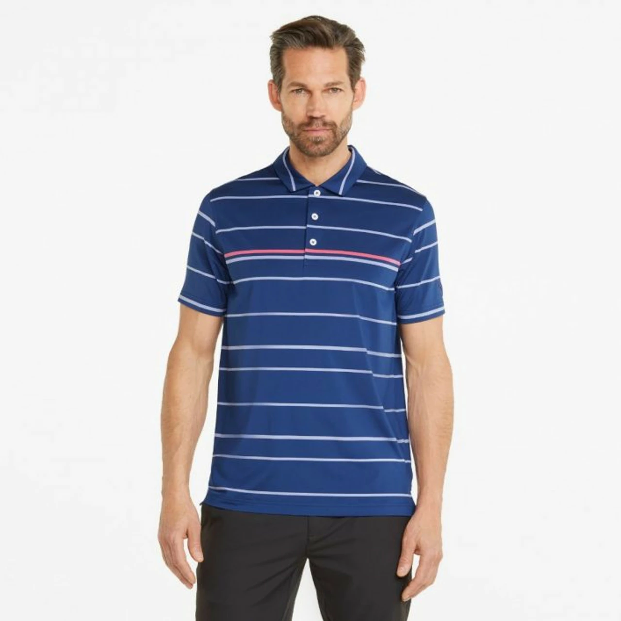 PUMA Golf Puma MATTR Borderlines Polo 1 PUMA Golf Puma MATTR Borderlines Polo