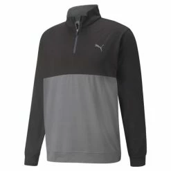 PUMA Golf Puma Gamer Colorblock 1/4 Zip Pullover -Apparel Sales Store 532985 01 34327.1679074300