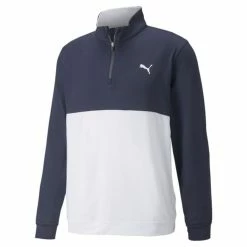 PUMA Golf Puma Gamer Colorblock 1/4 Zip Pullover -Apparel Sales Store 532985 02 96757.1679074300