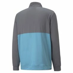 PUMA Golf Puma Gamer Colorblock 1/4 Zip Pullover -Apparel Sales Store 532985 14 bv 20107.1679074300