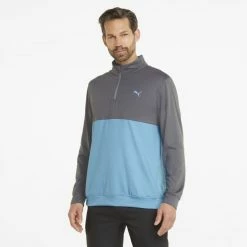 PUMA Golf Puma Gamer Colorblock 1/4 Zip Pullover -Apparel Sales Store 532985 14 mod01 38812.1679074300