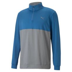 PUMA Golf Puma Gamer Colorblock 1/4 Zip Pullover -Apparel Sales Store 532985 19 44800.1679074300