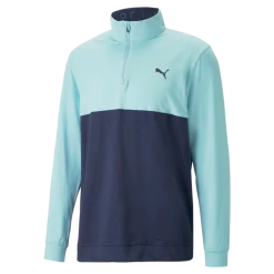 PUMA Golf Puma Gamer Colorblock 1/4 Zip Pullover -Apparel Sales Store 532985 20 35545.1679074300