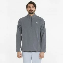 PUMA Golf Puma Marin Woven 1/4 Zip Pullover -Apparel Sales Store 532986 02 mod01 3 12110.1679074368