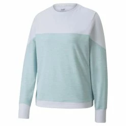 PUMA Golf Puma Womens Cloudspun Bloom Crewneck -Apparel Sales Store 533006 07 72089.1669160194