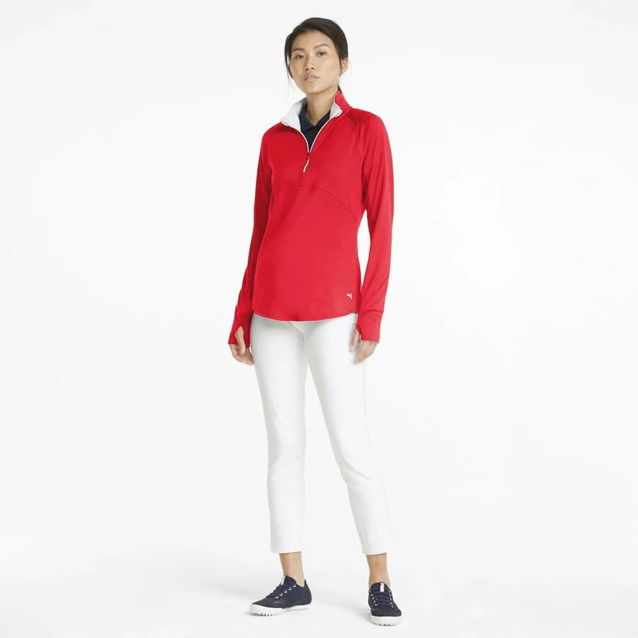 PUMA Golf Puma Womens Gamer Golf 1/4 Zip 9 PUMA Golf Puma Womens Gamer Golf 1/4 Zip - Image 9