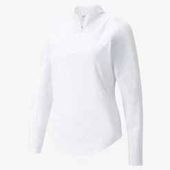 PUMA Golf Puma Womens Shine Golf 1/4 Zip -Apparel Sales Store 533008 01 2 52763.1669159783