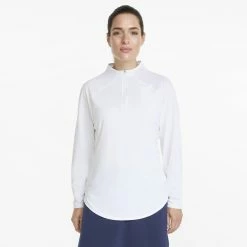 PUMA Golf Puma Womens Shine Golf 1/4 Zip