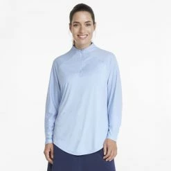 PUMA Golf Puma Womens Shine Golf 1/4 Zip -Apparel Sales Store 533008 07 mod01 1 63189.1669159783