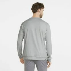 PUMA Golf Puma Cloudspun GRYLBL Crewneck 36 PUMA Golf Puma Cloudspun GRYLBL Crewneck -Apparel Sales Store 535500 01 mod02 43364.1669153306