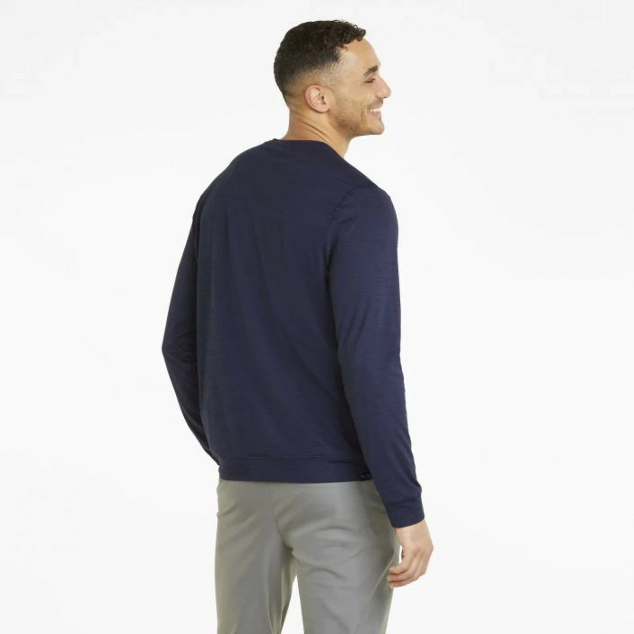 PUMA Golf Puma Cloudspun GRYLBL Crewneck 12 PUMA Golf Puma Cloudspun GRYLBL Crewneck - Image 12