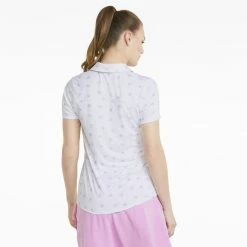PUMA Golf Puma Womens Cloudspun Garden Polo -Apparel Sales Store 535509 01 mod02 29223.1669155627