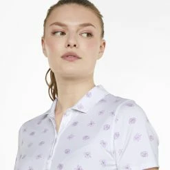 PUMA Golf Puma Womens Cloudspun Garden Polo -Apparel Sales Store 535509 01 mod04 94460.1669155627