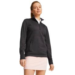 PUMA Golf Puma Womens Cloudspun Rockaway 1/4 Zip -Apparel Sales Store 535516 07 mod01 27314.1674755629