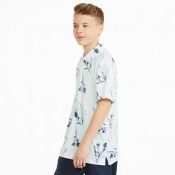 PUMA Golf Puma Boys MATTR Lowlands Polo -Apparel Sales Store 537261 01 mod01 98942.1664829033