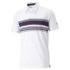 PUMA Golf Puma MATTR Grind Polo (LS) -Apparel Sales Store 537451 12 30605.1678997511