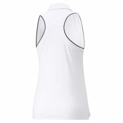 PUMA Golf Puma Womens MATTR Peak Sleeveless Polo -Apparel Sales Store 537486 01 bv 33176.1679083073