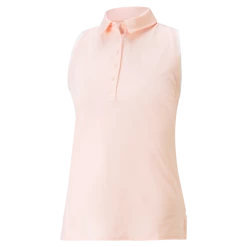 PUMA Golf Puma Womens MATTR Peak Sleeveless Polo -Apparel Sales Store 537486 06 59231.1679083073