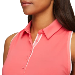 PUMA Golf Puma Womens MATTR Peak Sleeveless Polo -Apparel Sales Store 537486 08 mod02 47975.1679083074