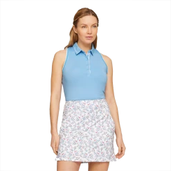 PUMA Golf Puma Womens MATTR Peak Sleeveless Polo -Apparel Sales Store 537486 09 mod01 16869.1679083074