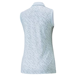 PUMA Golf Puma Womens Cloudspun Whitewater Sleeveless Polo -Apparel Sales Store 537490 02 bv 47613.1679082362