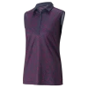 PUMA Golf Puma Womens Cloudspun Whitewater Sleeveless Polo