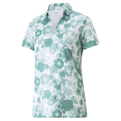 PUMA Golf Puma Womens Cloudspun Lillypad Polo