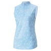 PUMA Golf Puma Womens Cloudspun Island Flower Sleeveless Polo