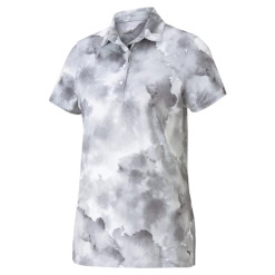 PUMA Golf Puma Womens MATTR Cloudy Polo -Apparel Sales Store 537495 01 62172.1679082631