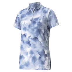 PUMA Golf Puma Womens MATTR Cloudy Polo -Apparel Sales Store 537495 02 06995.1679082631