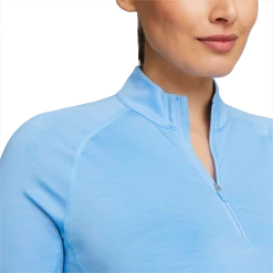 PUMA Golf Puma Womens You-V 1/4 Zip -Apparel Sales Store 537498 05 mod02 52427.1674504655