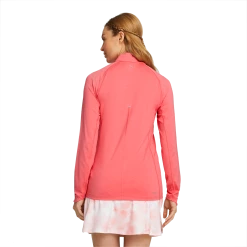 PUMA Golf Puma Womens You-V 1/4 Zip -Apparel Sales Store 537498 06 mod03 02638.1674504645