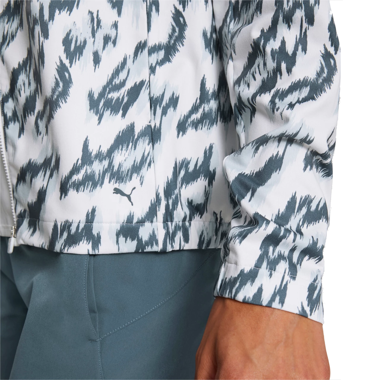 PUMA Golf Puma Womens Cloudspun Animal Print Jacket 8 PUMA Golf Puma Womens Cloudspun Animal Print Jacket - Image 8