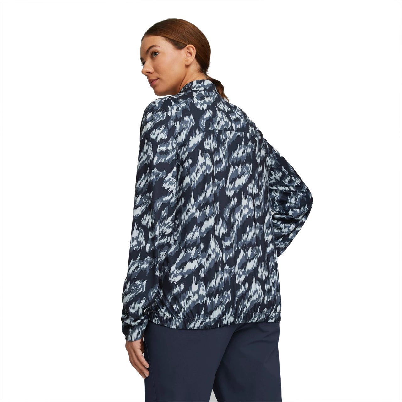 PUMA Golf Puma Womens Cloudspun Animal Print Jacket 3 PUMA Golf Puma Womens Cloudspun Animal Print Jacket - Image 3