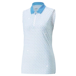 PUMA Golf Puma Womens MATTR Love/H8 Sleeveless Polo -Apparel Sales Store 538998 02 57727.1679082827