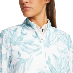PUMA Golf Puma Womens Cloudspun Palm 1/4 Zip -Apparel Sales Store 539101 02 mod02 93471.1674676764