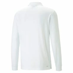 PUMA Golf Puma You-V Long Sleeve Polo -Apparel Sales Store 539106 01 bv 14526.1678999446