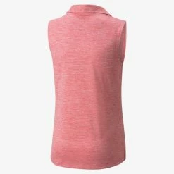 PUMA Golf Puma Girls Sleeveless Heather Polo -Apparel Sales Store 579314 21 bv 40852.1665507444