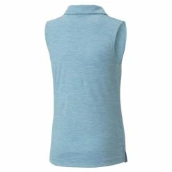 PUMA Golf Puma Girls Sleeveless Heather Polo -Apparel Sales Store 579314 22 bv 51400.1665507444